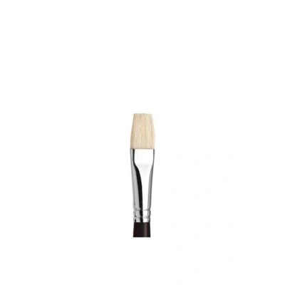 Abbildung von Winsor &amp; Newton 5634008 Azanta Black natürlicher Schweineborstenpinsel für Ölfarben Acrylfarben , gute Steifheit, ideal körperreiche Farben, kurzer Stiel Flachpinsel Nr.8