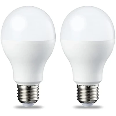 Abbildung von Amazon Basics LED Leuchtmittel, Edison Schraubgewinde E27, 13 W (entspricht 100 Glühbirne), Warmweiß, nicht dimmbar, 2er Pack