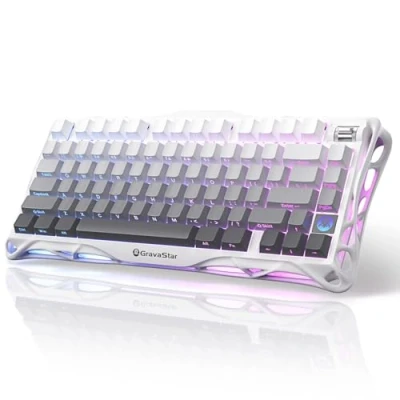 Abbildung von GravaStar Gaming Tastatur Mercury K1 (Farbverlauf Weiß)