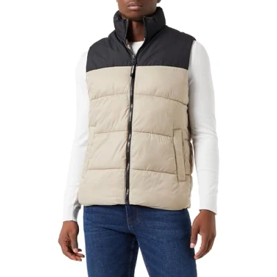 Abbildung von Jack &amp; Jones Etoby Collar SN Weste, Herren, Größe: Small, Crockery