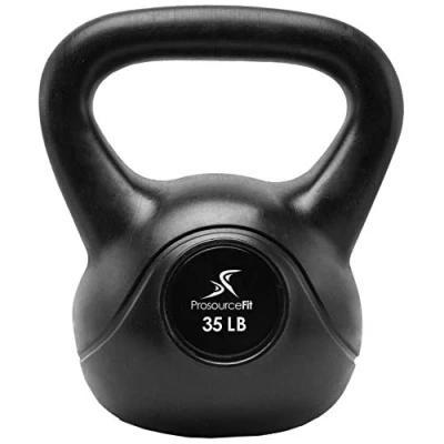 Abbildung von ProsourceFit Vinyl Plastic Kettlebell from 10, 15, 20, 25, 30 and 35 lbs