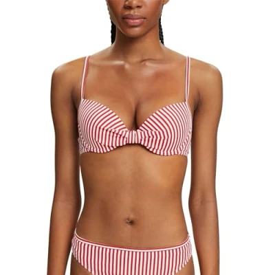 Abbildung von Esprit WITH WIRE Bikinitop, Damen, Größe: 38xB, Dark red