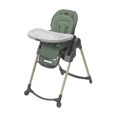 Abbildung von Maxi Cosi Minla Kinderhochstuhl Mitwachsend, 014 Jahre, bis zu 60 kg, Hochstuhl Baby, 9 Höhenstufen, 5 Neigungspositionen, 4 Tablettpositionen, kompakt faltbar, Eco Care, Beyond Green