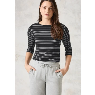 Abbildung von Cecil 3/4 Arm Shirt, gestreift, mit U Boot Ausschnitt
