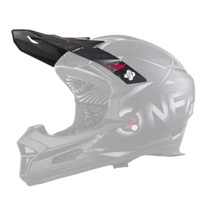 Abbildung von O&#039;NEAL Ersatzschirm Mountainbike Helm Motocross MX Enduro für Fury SYNTHY Spare Visor Helmet Erwachsene Schwarz One Size