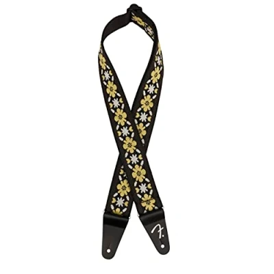 Abbildung von Fender Pasadena Woven Guitar Strap YLW CLOVER