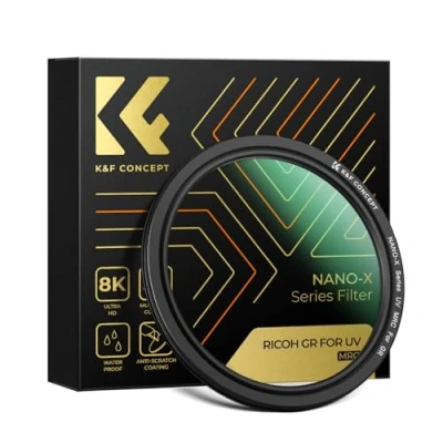 Abbildung von K&amp;F Concept Nano X Serie UV Filter für Ricoh GR Kamera,schutzfilter II III IIIx HDF Kamera