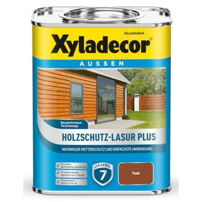 Abbildung von Xyladecor Holzschutz Lasur Plus, 750ml, teak