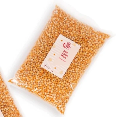 Abbildung von Popcorn Mais Mushroom 5 Kilo Kinopopcorn für Popcornmaschine Popcornloop Beste Qualität Ohne Gentechnik Vegan Glutenfrei