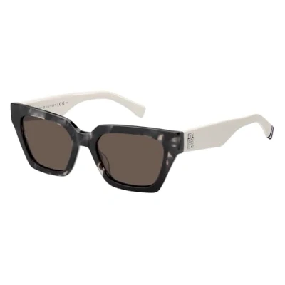 Abbildung von Sonnenbrillen TOMMY HILFIGER TH 2101/S TCB BLACK WHITE HAVANA 52/19/140 Damen