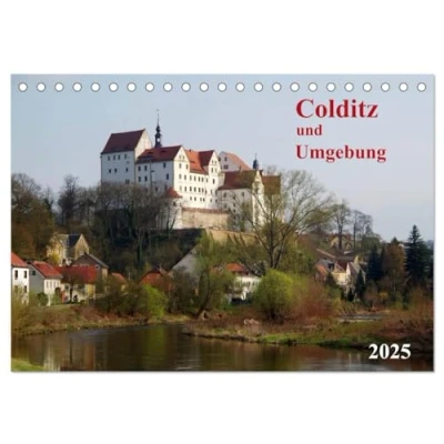 Abbildung von Colditz und Umgebung (Tischkalender 2025 DIN A5 quer), CALVENDO Monatskalender