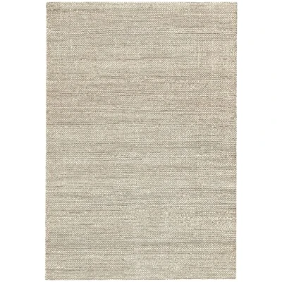 Abbildung von HAMID Juteteppich,Giralda Teppich 100% Natürliche Jutefaser Handgewebt, Weicher und Hohe Festigkeit, Wohnzimmer, Esszimmer, Schlafzimmer, Flurteppich Weiß, (170x120cm)
