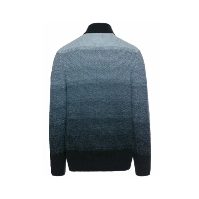 Abbildung von camel active MIT Verdecktem Reissverschluss Strickjacke, Herren, Größe: Large, Night blue