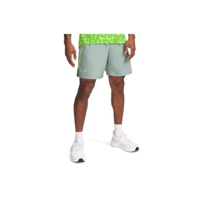 Abbildung von Under Armour Launch Shorts kurze Sporthose, Herren, Größe: Large, Silica green/cyber green
