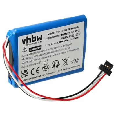Abbildung von vhbw Akku kompatibel mit Tomtom Start 50, Go Live 825 Europe GPS Navigation Navi (950 mAh, 3,7 V, Li Ion)