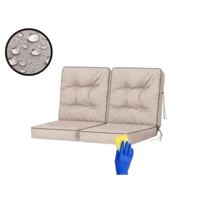 Abbildung von Bjird Bankauflage Venus 50 cm, 60 100 120 150 180 (2 St), für Gartenbank und Hollywoodschaukel
