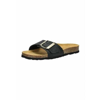 Abbildung von camel active Pantolette flach, Damen, Größe: 38, Schwarz Schuhe
