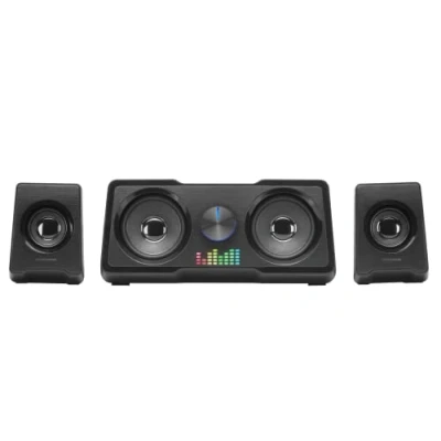 Abbildung von Mars Gaming MS22, Kompakte Lautsprecher 2.2, RGB Flow, Subwoofer + 4 Aktiv Lautsprecher, DSP Sound 35W, Schwarz
