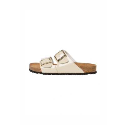 Abbildung von Tamaris Pantolette flach, Damen, Größe: 37, Nude patent Schuhe