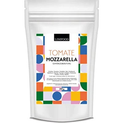 Abbildung von Limfood 200g Tomate Mozzarella Gewürzmischung Gewürz auch für Pizza &amp; Nudel Soße