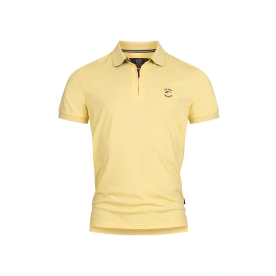 Abbildung von Indicode Jeans Inyonah Poloshirt, Herren, Größe: Small, Pale banana