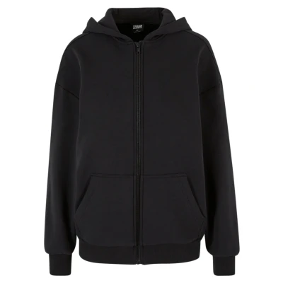 Abbildung von Urban Classics COZY Oversized Sweatjacke, Damen, Größe: 3XL, Black