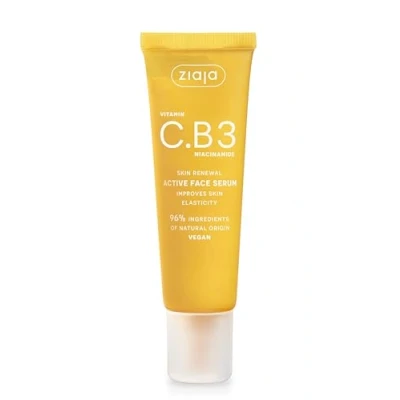 Abbildung von Ziaja VITAMIN C.B3 NIACINAMIDE NIACINAMIDA Aktives Gesichtsserum, 30 ml