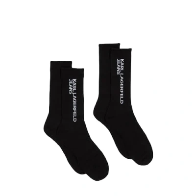 Abbildung von Karl Lagerfeld Jeans PACK OF 2 Socken, Herren, Größe: One Size, Black
