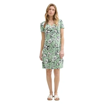 Abbildung von TOM Tailor Dress EASY Jerseykleid, Damen, Größe: 36, Fresh spring