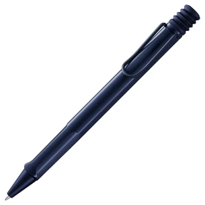 Abbildung von Lamy safari dark dusk Kugelschreiber zeitlos klassicher Kuli mit ergonomischem Griff &amp; robustem ASA Kunststoff inkl. Großraummine M 16 in Strichbreite schwarz