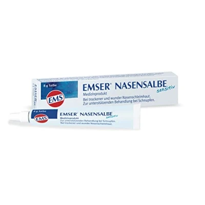 Abbildung von Emser Nasensalbe sensitiv mit Salz Bei trockener und wunder Nase 8 g
