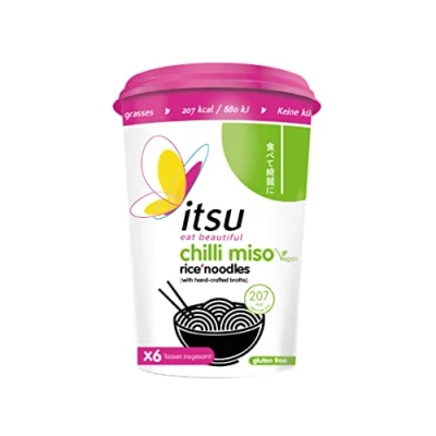 Abbildung von itsu Chilli Miso Glutenfreie Instant Nudeln Tasse (6er Pack)