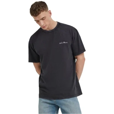 Abbildung von Urban Classics Small Embroidery Tshirt basic, Herren, Größe: XL, Black