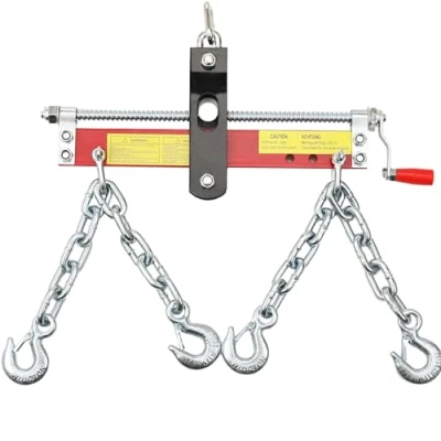 Abbildung von SUDEG Werkstattkran Positionierer, 900kg Balancierer Positionierer Motorkran Hebekran Traverse Kran Werkstatt Motorträger Motorbrücke,Kettenlänge: ca.30cm