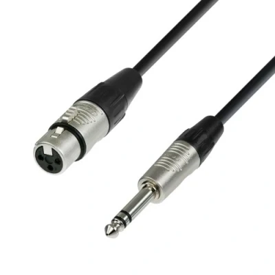 Abbildung von Adam Hall 4 Star Series Rean XLR Kabel weiblich auf 6,3 mm Klinkenstecker