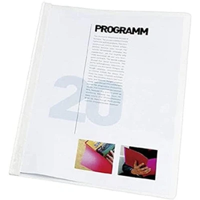 Abbildung von Durable Durabind Sichthefter mit Bindesystem für 30 Blatt A4, 25 Stück, weiß, 225002