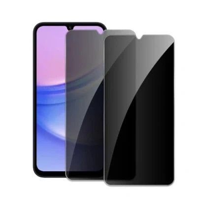 Abbildung von 2 Stück Sichtschutz Schutzfolie für Samsung Galaxy A15, Anti Spy Folie Privacy Schutzglas Schutzfolie, Panzer Schutz Glas Folie, Spion, Kratzen Displayschutzfolie, 9H Härte