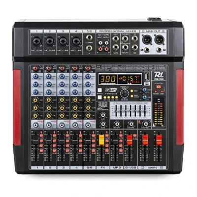 Abbildung von Power Dynamics PDM T604 6 Kanal Mischpult mit Bluetooth, 380