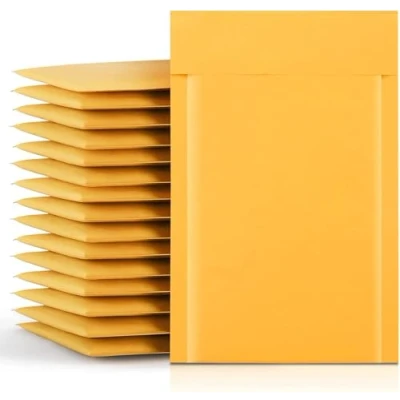 Abbildung von Switory 50pc 152 x 254 mm Gepolsterte Briefumschläge Versandtaschen Luftpolster A5 A4 Umschlag Packpapier Luftpolstertaschen