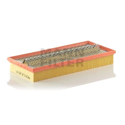 Abbildung von MANN FILTER C 38 163/1 Luftfilter 50 171 380 Filtereinsatz MERCEDES BENZ: W124 T modell, Limousine, G Klasse SUV, SSANGYONG: Musso SUV