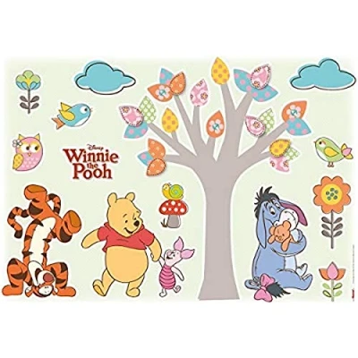 Abbildung von Komar Wandtattoo &quot;Winnie Pooh Nature Lovers&quot;, (14 St.), 50x70 cm (Breite x Höhe), selbstklebendes