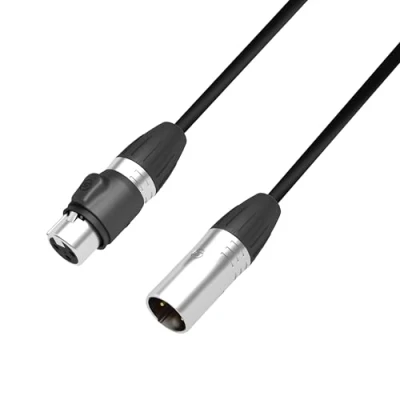 Abbildung von Adam Hall Cables 4 STAR DGF 0020 IP65 Adapterkabel DMX 3 Pol XLR Female auf 5 Male 0.2 m