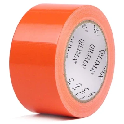 Abbildung von QILIMA Panzertape extra stark, 25.1 m x 50 mm Wasserdichtes Reparaturband für innen &amp; außen gewebeverstärktes Reparaturband, 1 Rollen (Orange)