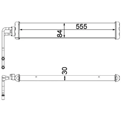 Abbildung von MAHLE ORIGINAL CLC 99 000P Ölkühler, Automatikgetriebe