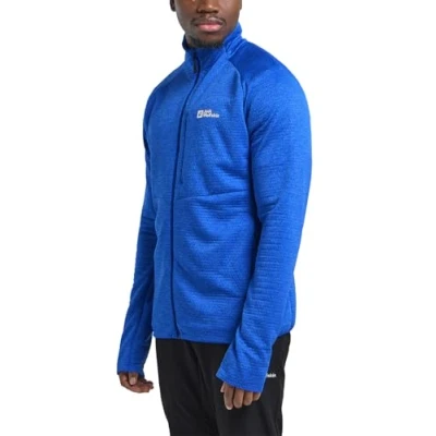 Abbildung von Jack Wolfskin Taiga Sweatjacke, Herren, Größe: Large, Vibrant blue