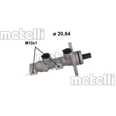 Abbildung von METELLI 05 1245 Hauptbremszylinder 20,64 Aluminium KIA: Picanto I