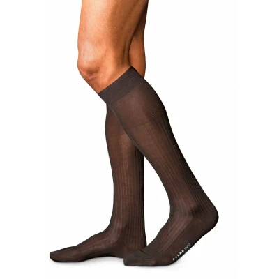 Abbildung von Falke NO. 10 PURE FIL D ́ÉCOSSE Luxury LINE Kniestrümpfe, Herren, Größe: 41/42, Brown )