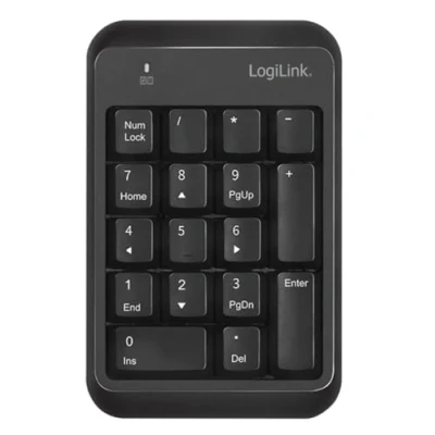 Abbildung von LogiLink ID0201 Kabelloses (BT v5.1) Keypad, schwarz