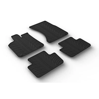 Abbildung von Gledring 0823 Fußmattensatz Gummi vorne und hinten 4 schwarz 750mm 550mm PORSCHE: Macan
