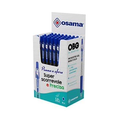 Abbildung von Osama Farbige Gelschreiber mit OBG Tinte, supergleitend und präzise, 10 teiliges Set 1,0 mm Mehrfarbige Druckkugelschreiber für Schreib Schulbedarf, Büro Universität